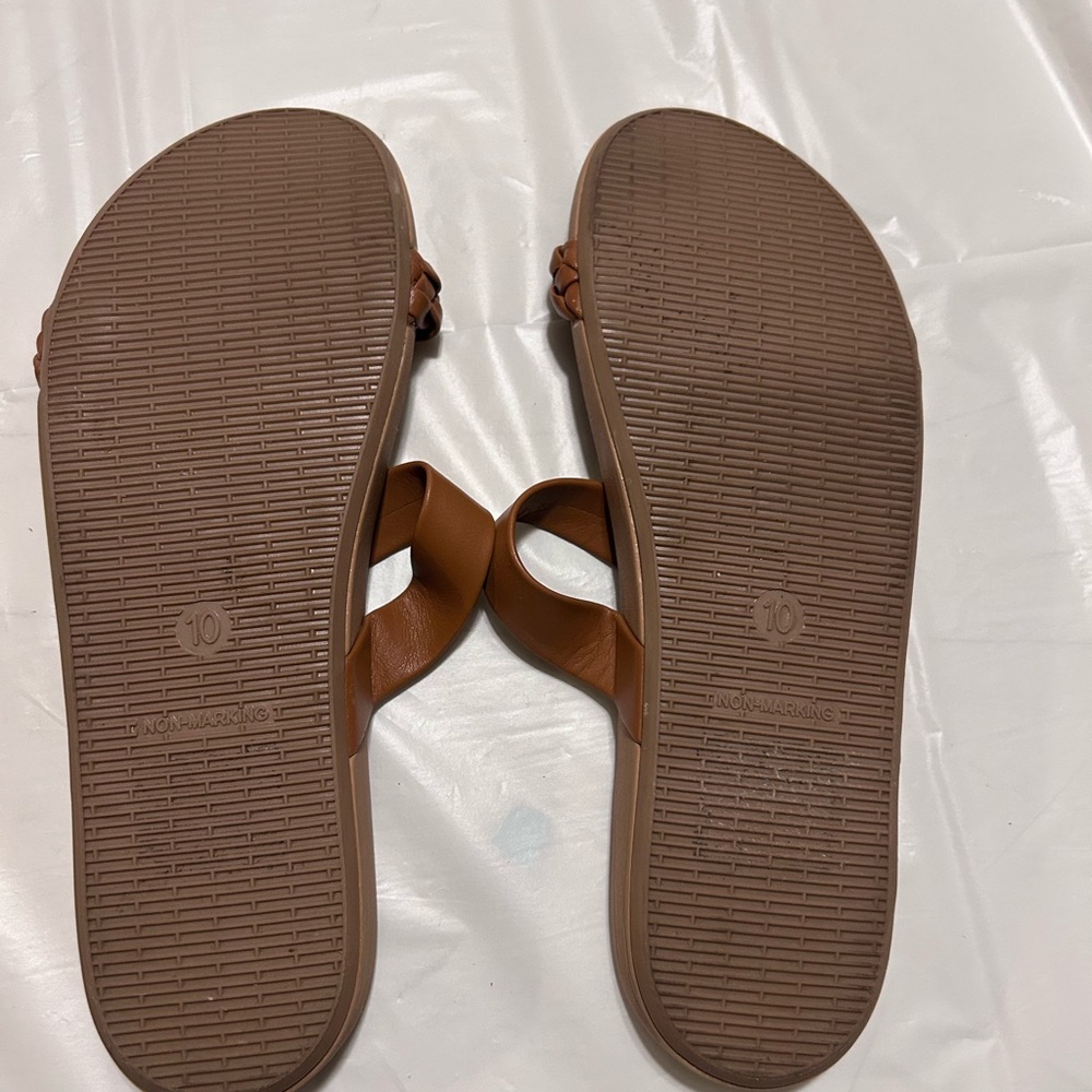 Like NEW Women’s Shade & Shore Dani Sandals size 10 - Picture 4 of 10